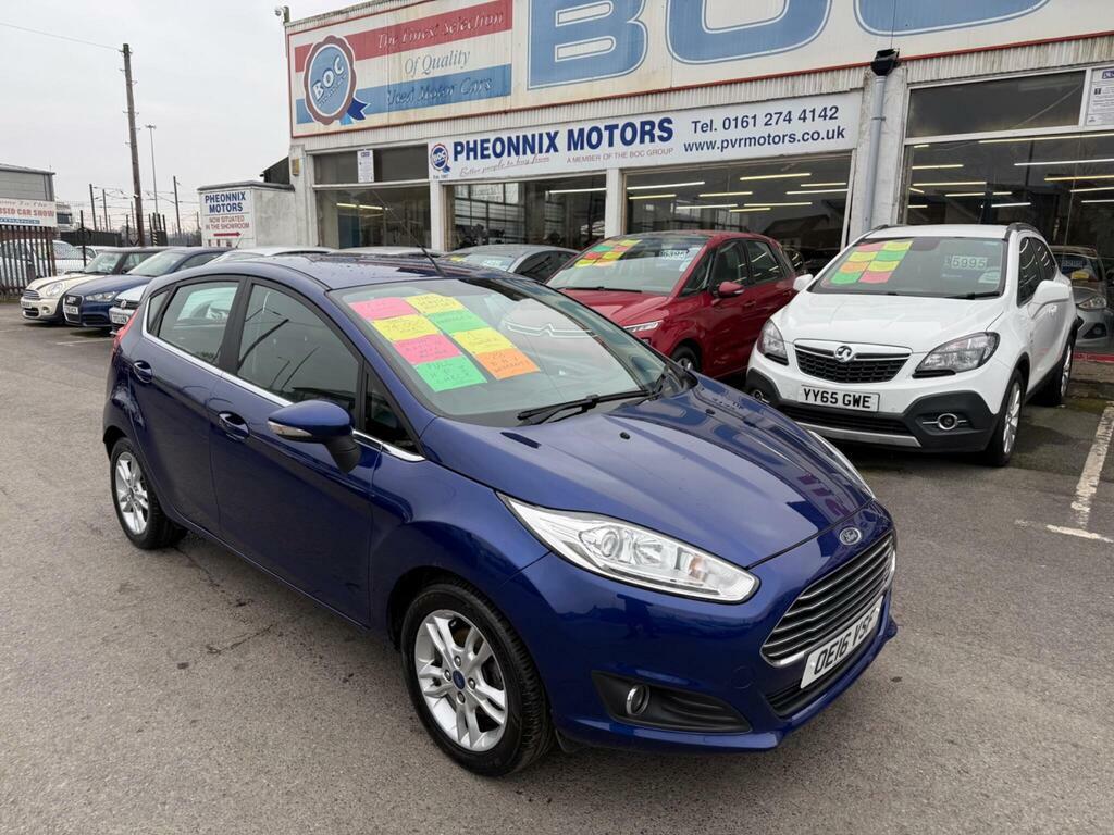 Ford Fiesta 1.25 Zetec Euro 6 OE16VSF Blue