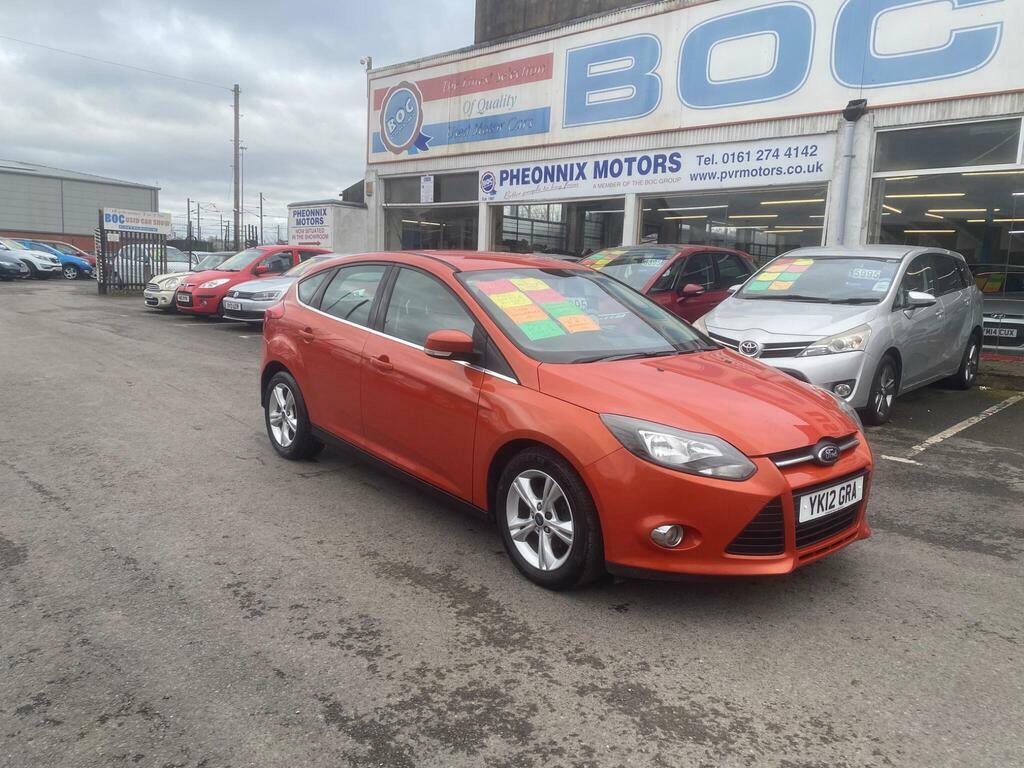 Ford Focus 1.6 Zetec Powershift Euro 5 YK12GRA Red