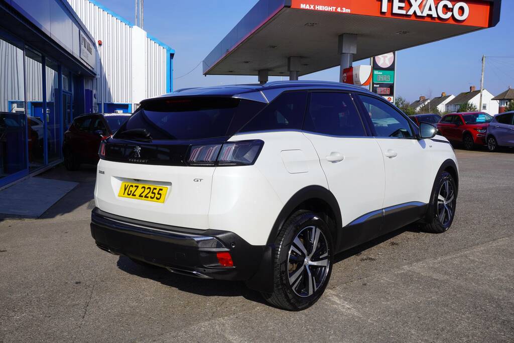 Peugeot 3008 1.5 Bluehdi Gt Suv Eat Euro 6 Ss 13 YGZ2255 White #3