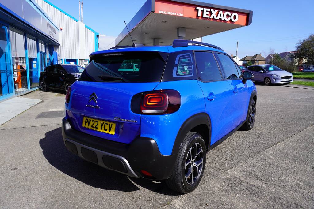 Citroen C3 Aircross 1.5 Bluehdi Shine Euro 6 Ss PK22YCV Blue #2