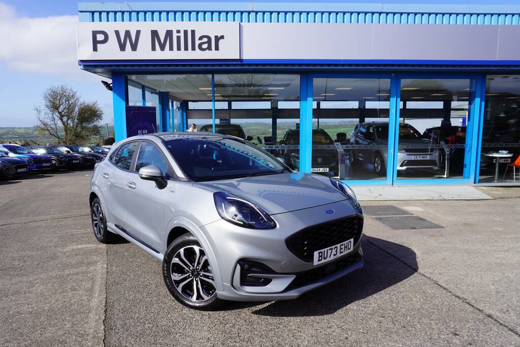 Ford Puma 1.0T Ecoboost Mhev St-line Euro 6 Ss Silver