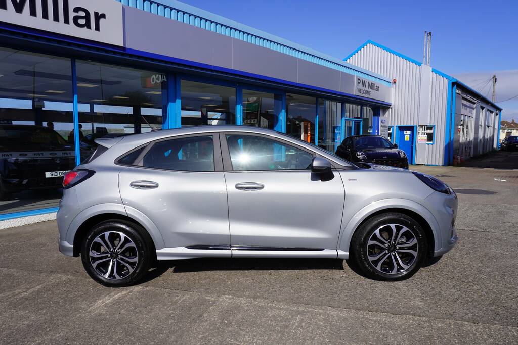 Ford Puma 1.0T Ecoboost Mhev St-line Euro 6 Ss BU73EHO Silver #2