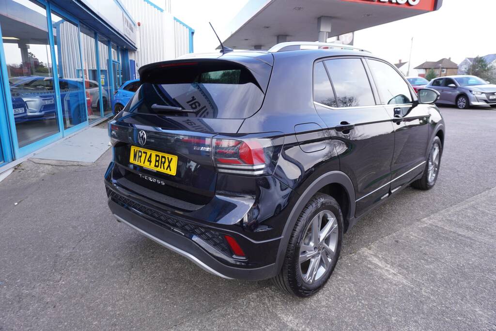 Volkswagen T-Cross 1.5 Tsi Evo R-line Dsg Euro 6 Ss WR74BRX Black #3