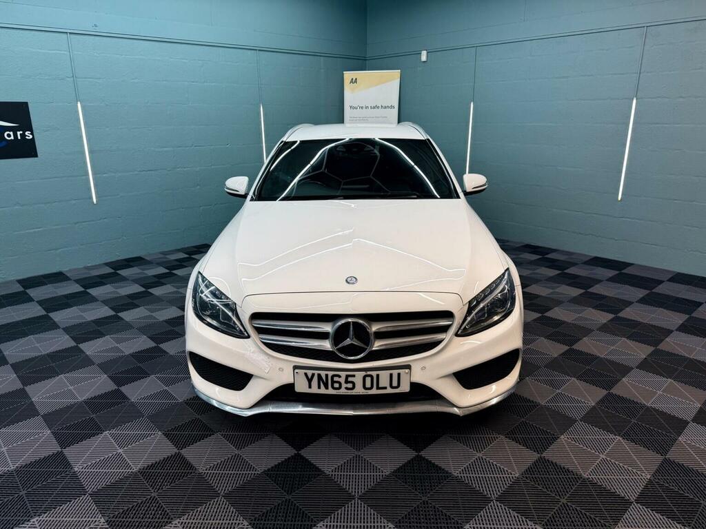Mercedes-Benz C Class 2.1 C220d Amg Line 7G-tronic Euro 6 Ss YN65OLU White #6