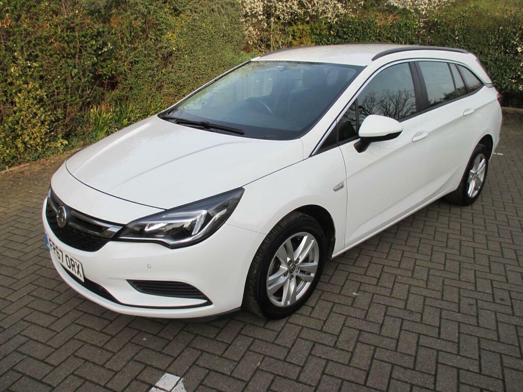Vauxhall Astra 1.0I Turbo Ecotec Tech Line Nav Sports Tourer Euro White #2