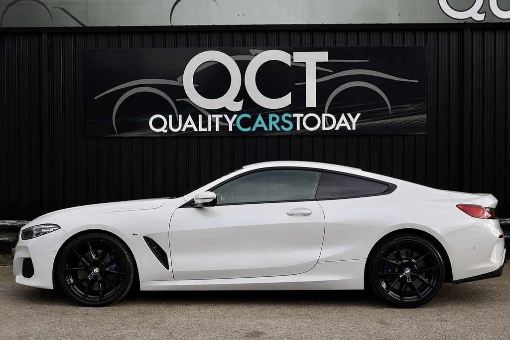 BMW 8 Series 840D Xdrive White #2