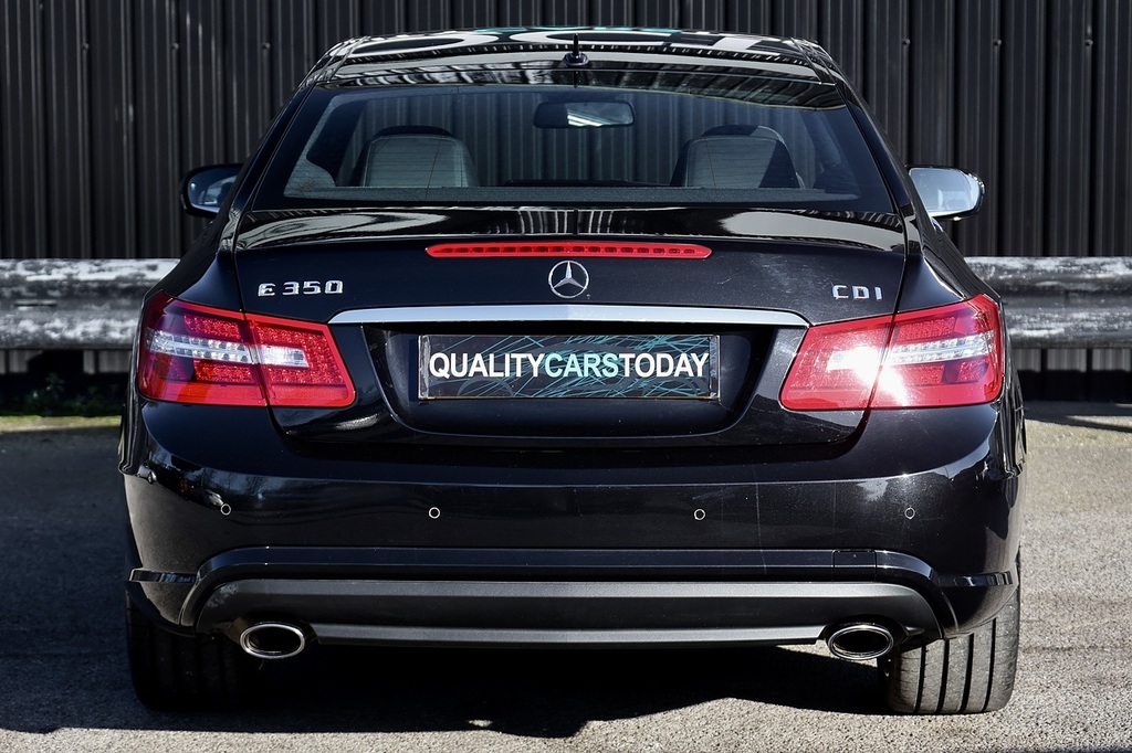 Mercedes-Benz E Class E350 Cdi Amg Sport Coupe Black #5