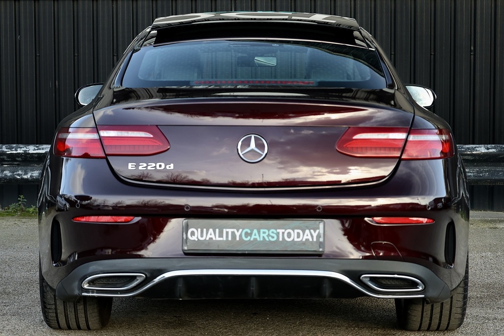 Mercedes-Benz E Class E220d Amg Line Premium Coupe SO18OCD Red #4
