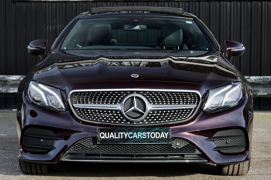 Mercedes-Benz E Class E220d Amg Line Premium Coupe SO18OCD Red #3
