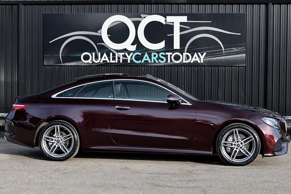 Mercedes-Benz E Class E220d Amg Line Premium Coupe Red
