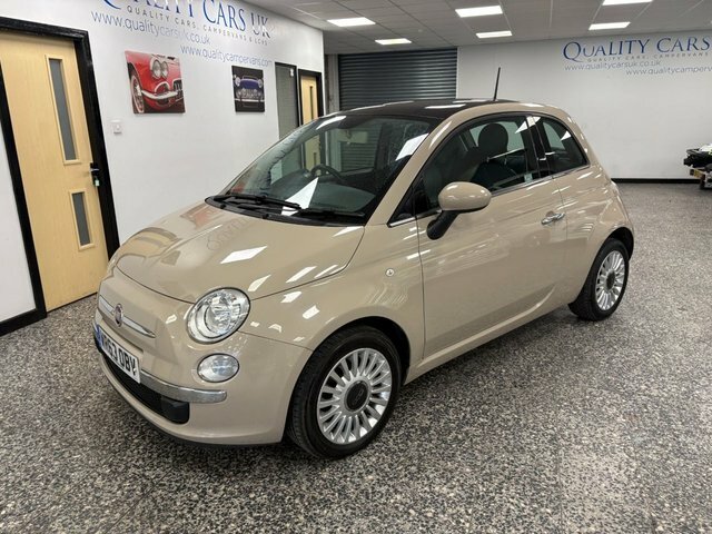 Fiat 500 1.2 Lounge Hatchback Euro 6 S S Beige
