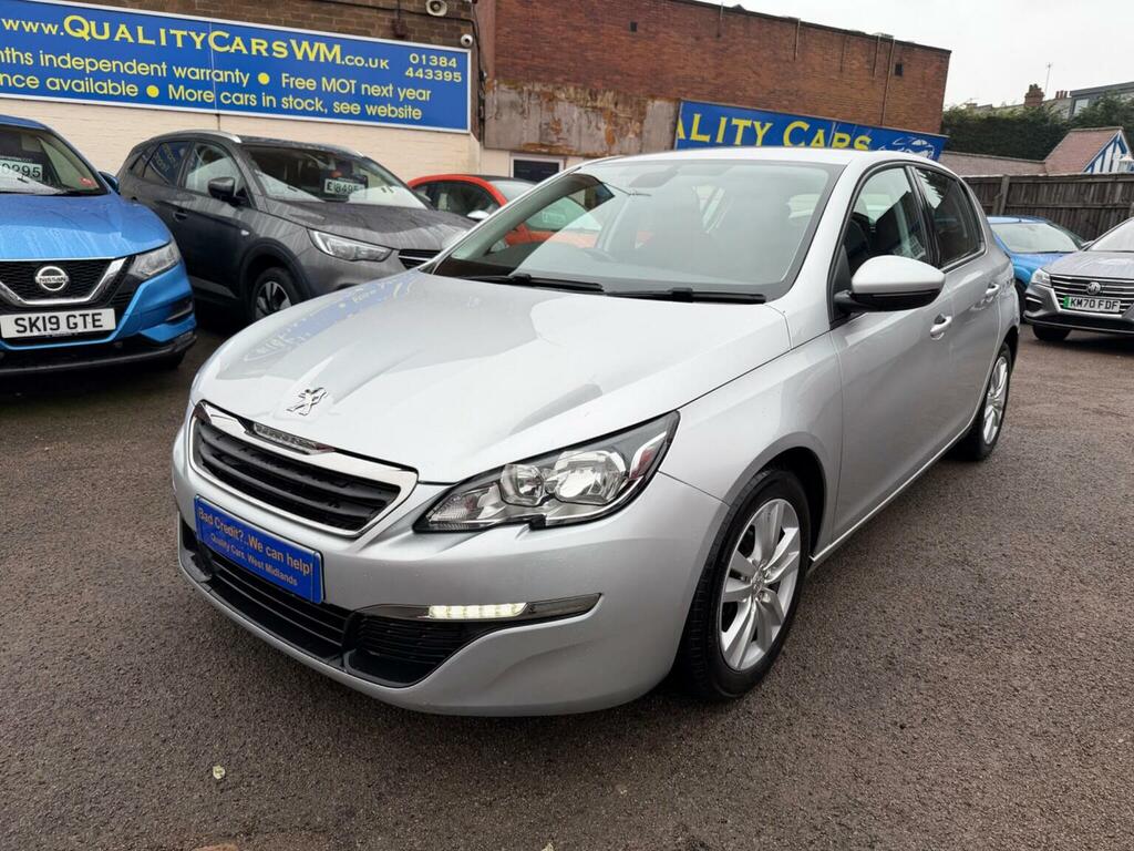 Peugeot 308 Hatchback 1.6 Bluehdi Active Euro 6 Ss 201 KM66TZD Silver #3