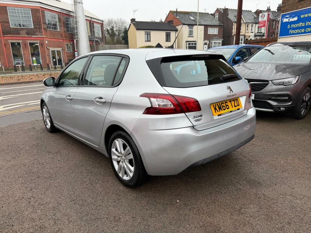 Peugeot 308 Hatchback 1.6 Bluehdi Active Euro 6 Ss 201 KM66TZD Silver #4