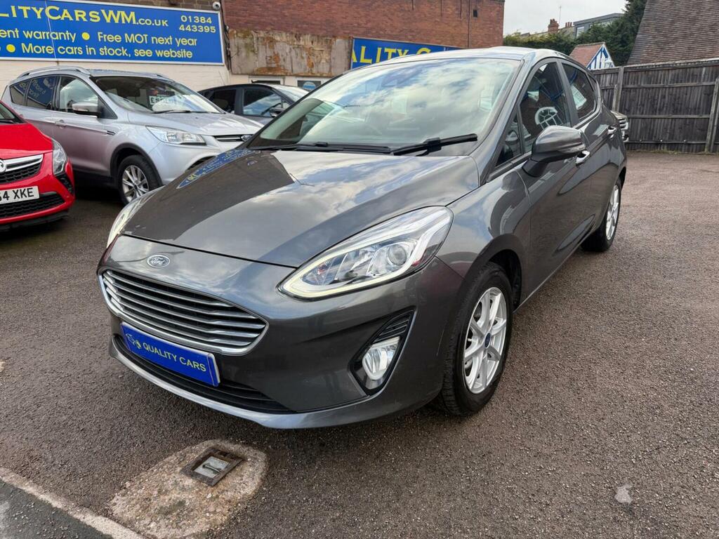 Ford Fiesta Hatchback 1.1 Ti-vct Zetec Euro 6 Ss 2019 MX19UZY Grey #3