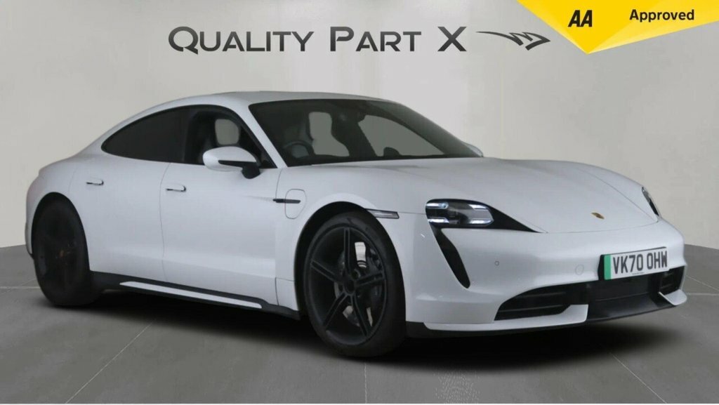 Porsche Taycan Turbo White