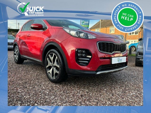 Kia Sportage 1.7 Crdi Gt-line Suv Euro 6 S S YD18EOG Red