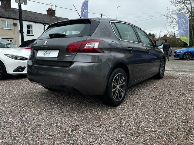 Peugeot 308 1.6 Bluehdi Allure Hatchback Eur YX66ZBV Grey #2
