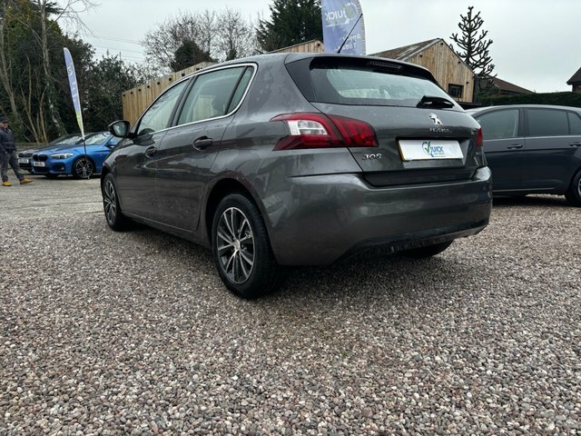 Peugeot 308 1.6 Bluehdi Allure Hatchback Eur YX66ZBV Grey #4