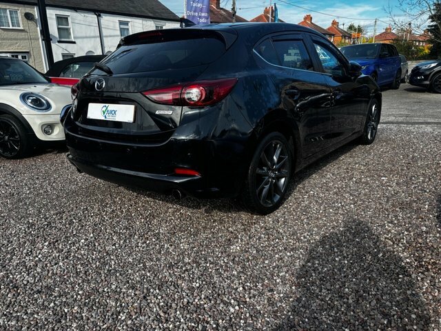 Mazda 3 2.0 Skyactiv-g Sport Nav Hatchback Manu SV67OSL Black #2