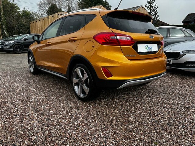 Ford Fiesta 1.5 Tdci Active X Hatchback Euro AF69JOH Yellow #4