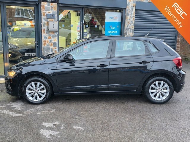 Volkswagen Polo 2018 1.0 Se Hatchback Euro 6 S MA68DNX Black #2