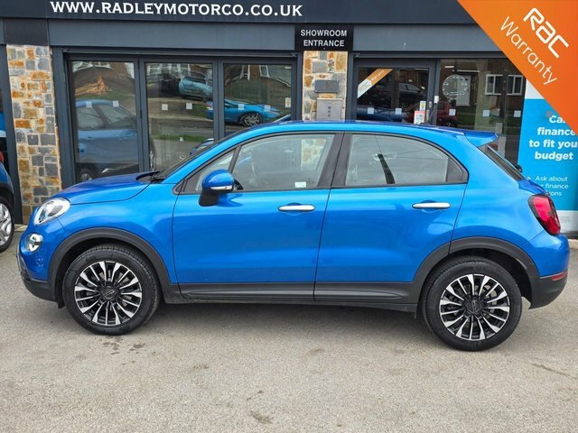 Fiat 500X 2018 1.0 Firefly Turbo Multiair City Cross Suv PO68NNG Blue #2