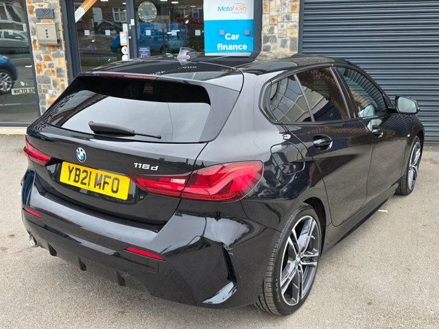 BMW 1 Series 2021 1.5 116D M Sport Hatchback Dct Eur YB21MFO Black #4