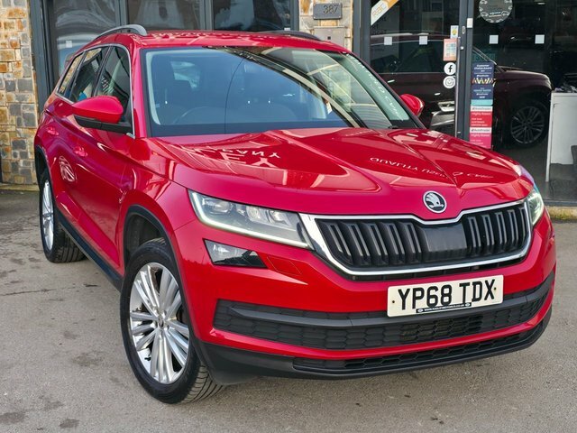 Skoda Kodiaq 2018 2.0 Tdi Se L Suv Dsg Euro 6 Ss YP68TDX Red #6