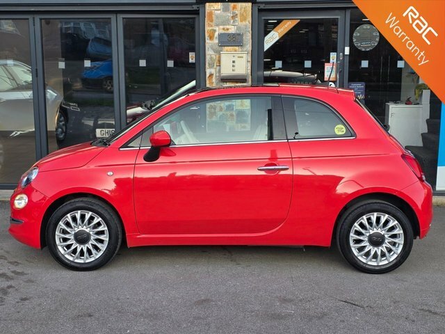 Fiat 500 2016 1.2 Lounge Hatchback Euro 6 YP16FZO Pink #2