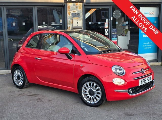 Fiat 500 2016 1.2 Lounge Hatchback Euro 6 Pink