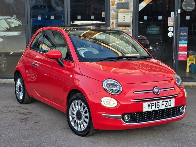 Fiat 500 2016 1.2 Lounge Hatchback Euro 6 YP16FZO Pink #5