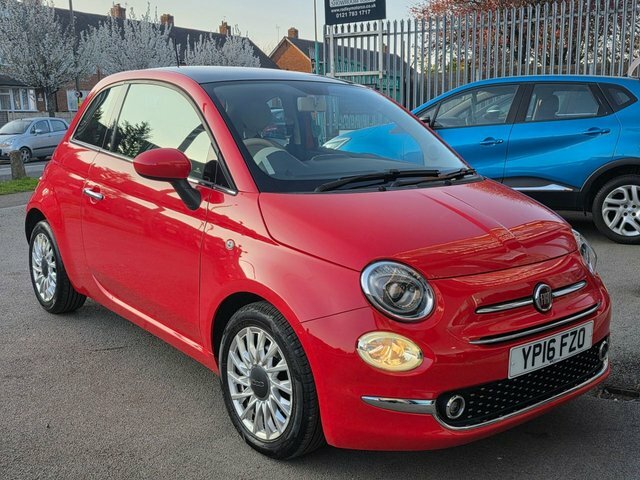 Fiat 500 2016 1.2 Lounge Hatchback Euro 6 YP16FZO Pink #6