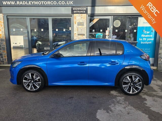 Peugeot 208 2021 1.2 Puretech Gt Hatchback Eat Euro WU21YVV Blue #2