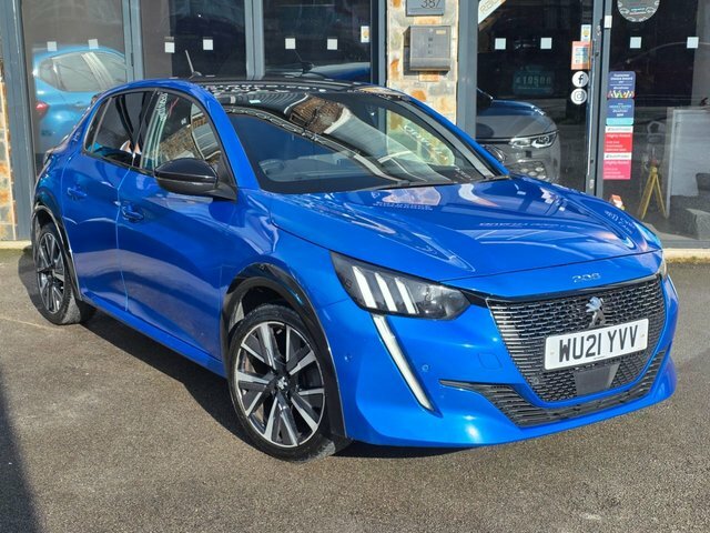 Peugeot 208 2021 1.2 Puretech Gt Hatchback Eat Euro WU21YVV Blue #4