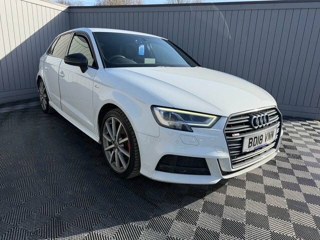 Audi A3 2018 1.5 Tfsi Cod Black Edition Sportback Petr BD18VNN White #6