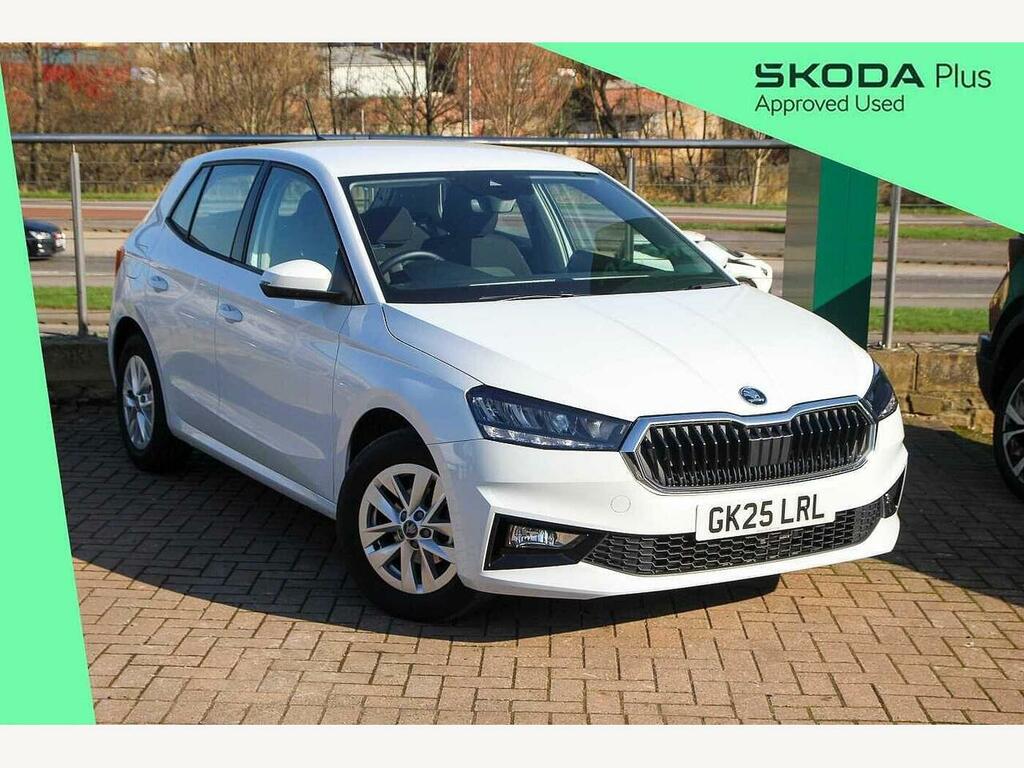 Skoda Fabia 2025 1.0 Tsi Se Edition White