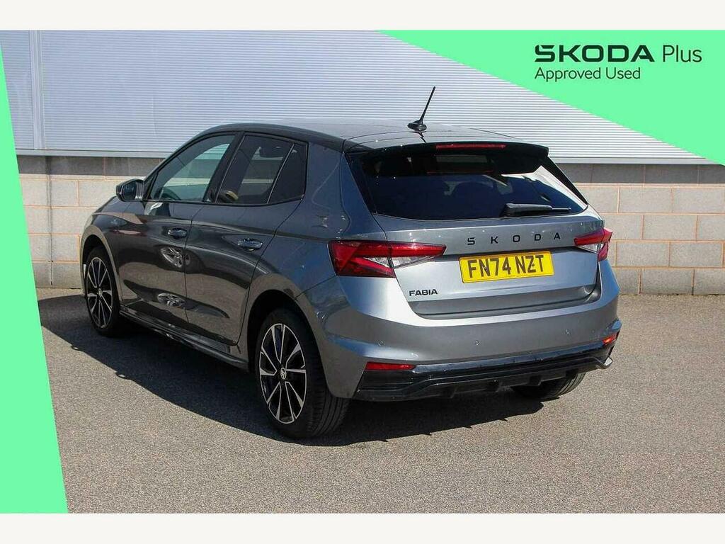 Skoda Fabia 2024 1.0 Tsi 116 Monte Carlo Dsg FN74NZT Grey #3