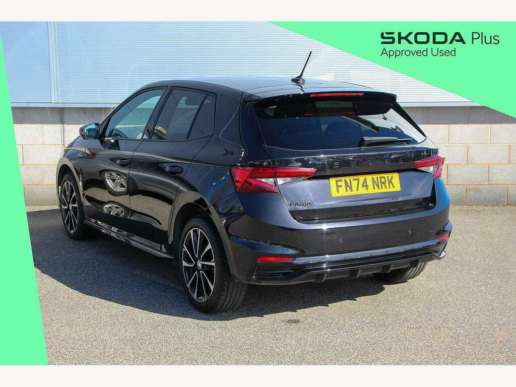 Skoda Fabia 2024 1.0 Tsi 116 Monte Carlo Dsg FN74NRK Black #3