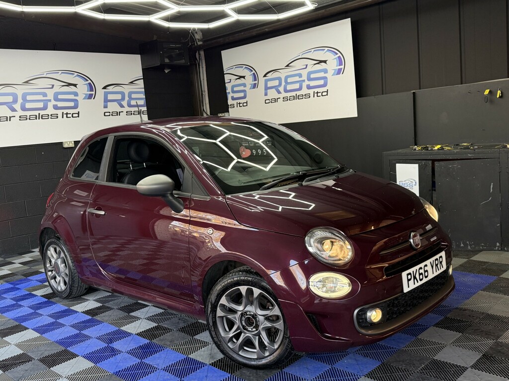 Fiat 500 1.2 500 My17 1.2 69Hp S 2016 Red