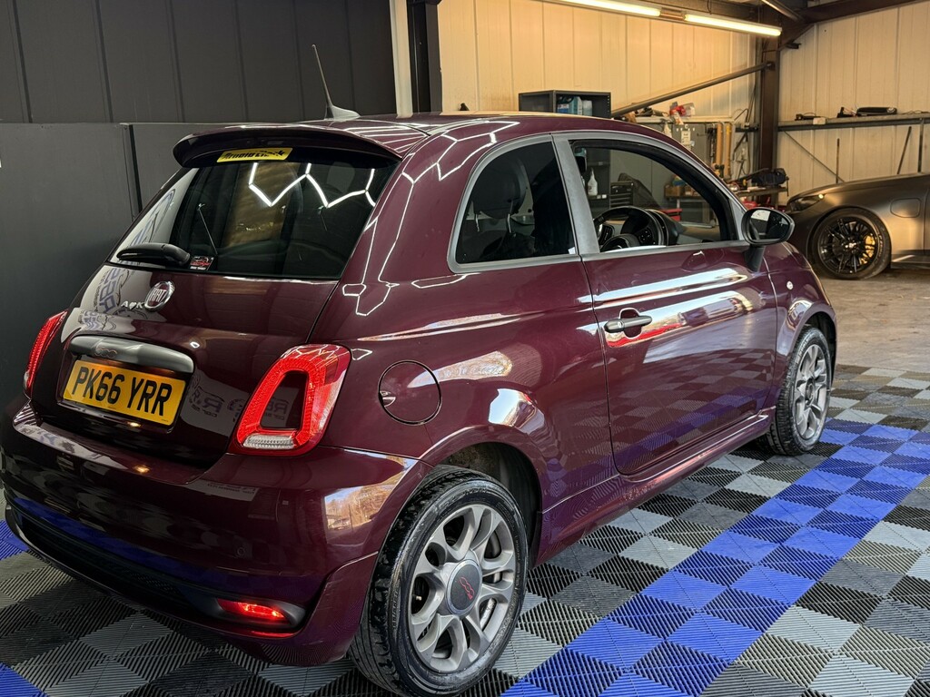 Fiat 500 1.2 500 My17 1.2 69Hp S 2016 PK66YRR Red #3