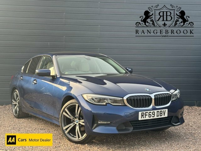 BMW 3 Series 2019 2.0 320D Sport Saloon Xdrive Blue