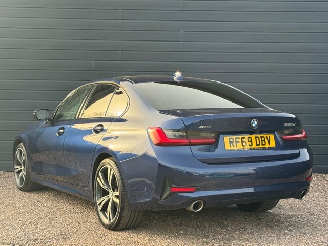 BMW 3 Series 2019 2.0 320D Sport Saloon Xdrive RF69DBV Blue #2