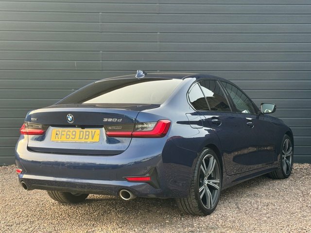 BMW 3 Series 2019 2.0 320D Sport Saloon Xdrive RF69DBV Blue #5