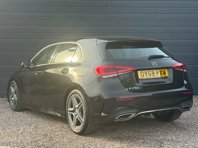 Mercedes-Benz A Class 2019 2.0 A250 Amg Line Hatchback OY69PXW Black #2