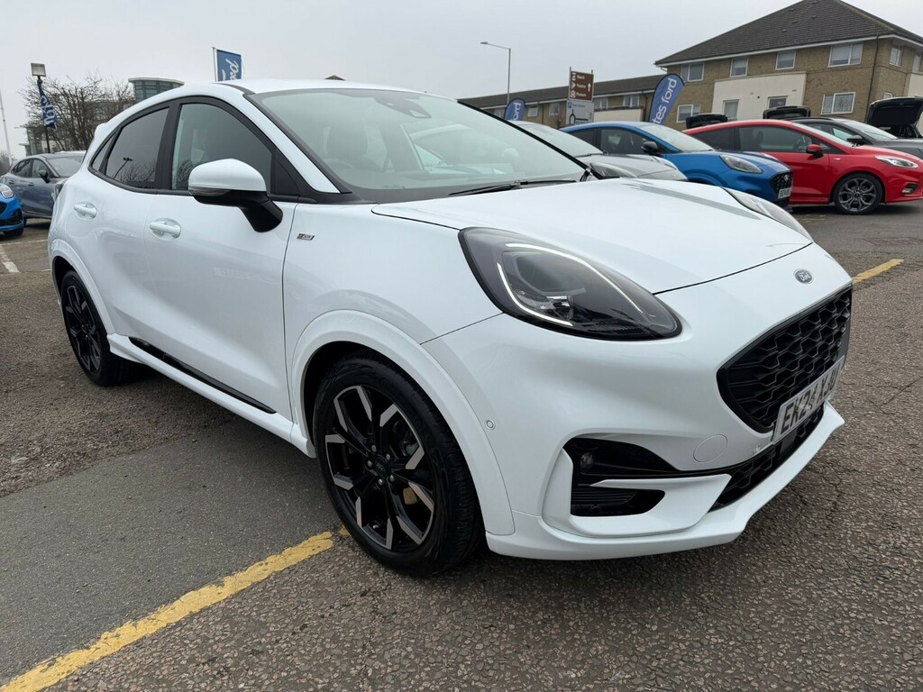 Ford Puma Puma Hatchback 1.0 Ecoboost Hybrid Mhev 155 St-lin White
