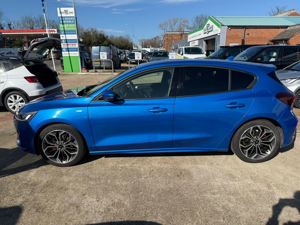 Ford Focus Focus Hatchback 1.0 Ecoboost Hybrid Mhev 155 St-li AV73XJP Blue #5