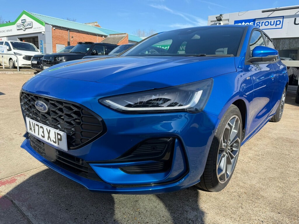 Ford Focus Focus Hatchback 1.0 Ecoboost Hybrid Mhev 155 St-li AV73XJP Blue #3