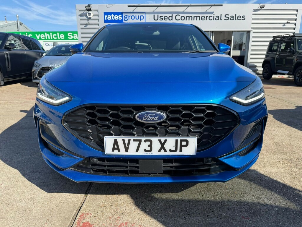 Ford Focus Focus Hatchback 1.0 Ecoboost Hybrid Mhev 155 St-li AV73XJP Blue #2