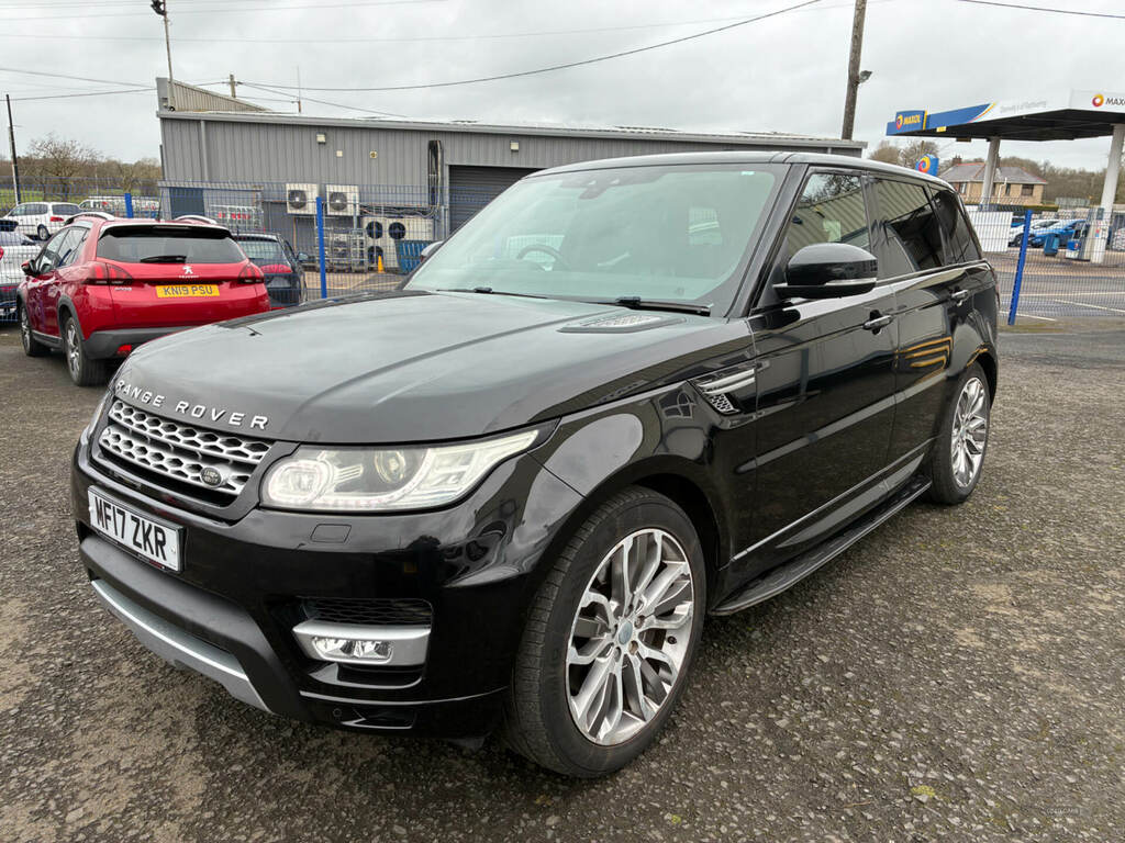 Land Rover Range Rover Sport 3.0 Sdv6 306 Hse MF17ZKR Black #3