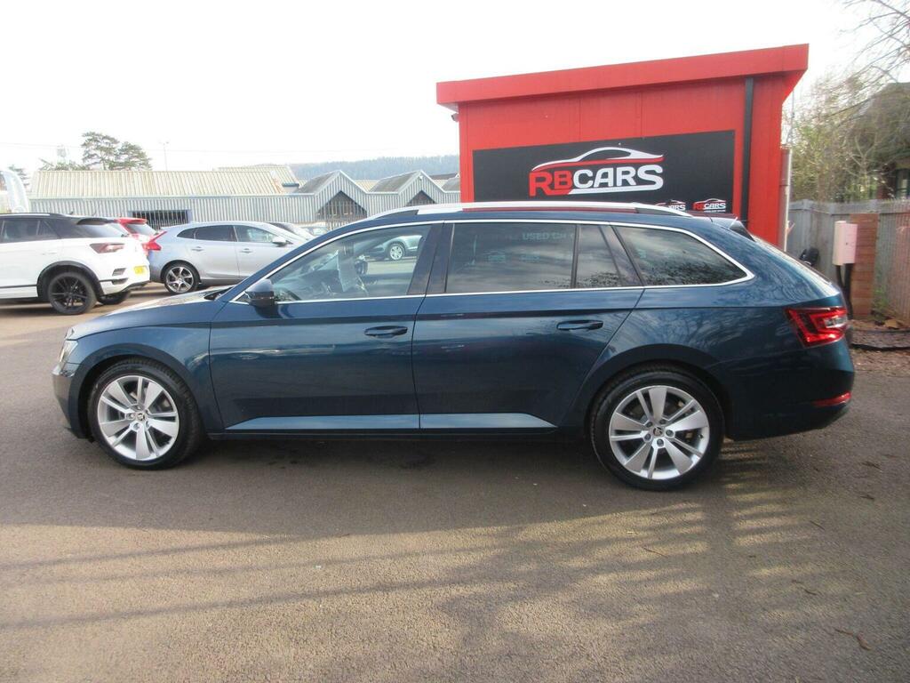 Skoda Superb Estate 2.0 Tdi Se L Executive Dsg Euro 6 Ss KL19EWK Blue #4
